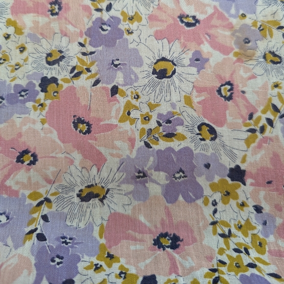 1930's FLORAL DRESS cotton voile 30's S - Picture 10 of 12